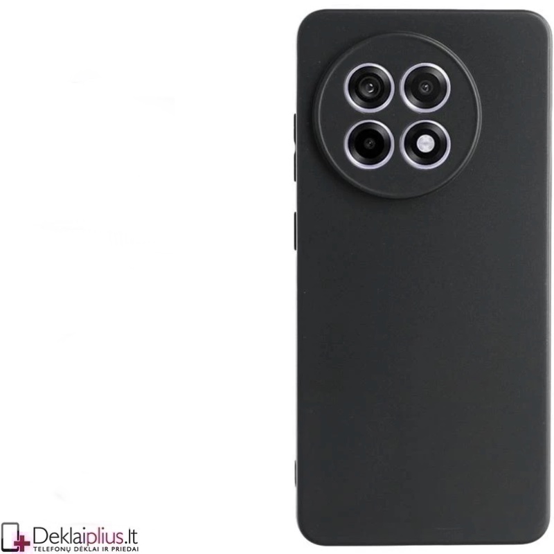 Silikoninis ploniausias dėklas su kameros apsauga - juodas (Oneplus 13R) Silikoninis ploniausias dėklas su kameros apsauga - juodas (Oneplus 13R)